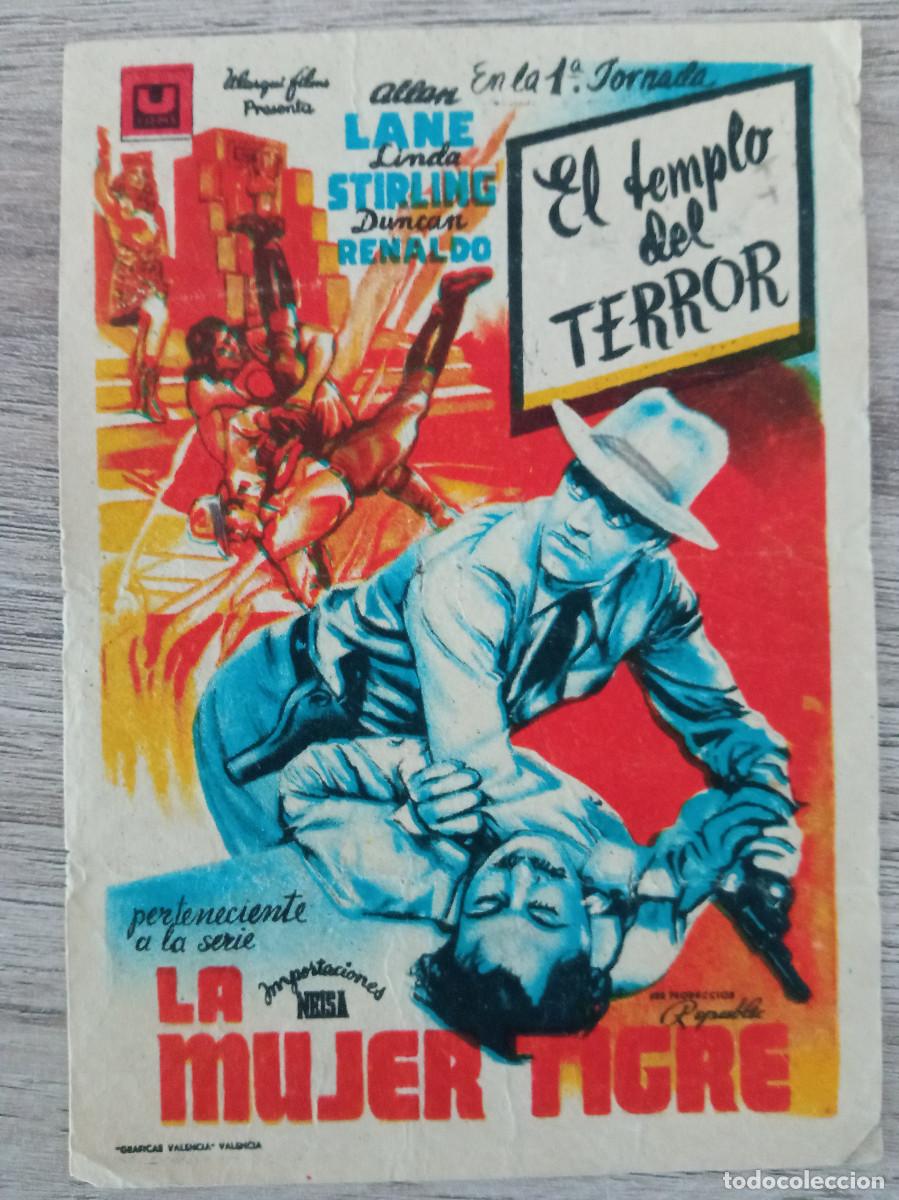 Cinema: EL TEMPLO DEL TERROR, 1&ordf; JORNADA, ALLAN LANE
