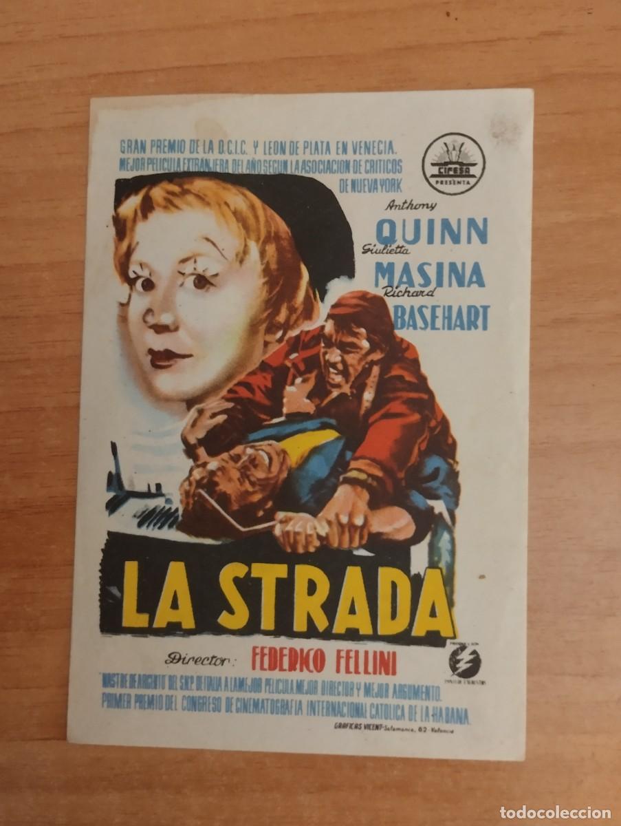 Cine: W-- PROGRAMA DE CINE - LA STRADA - Foto 1
