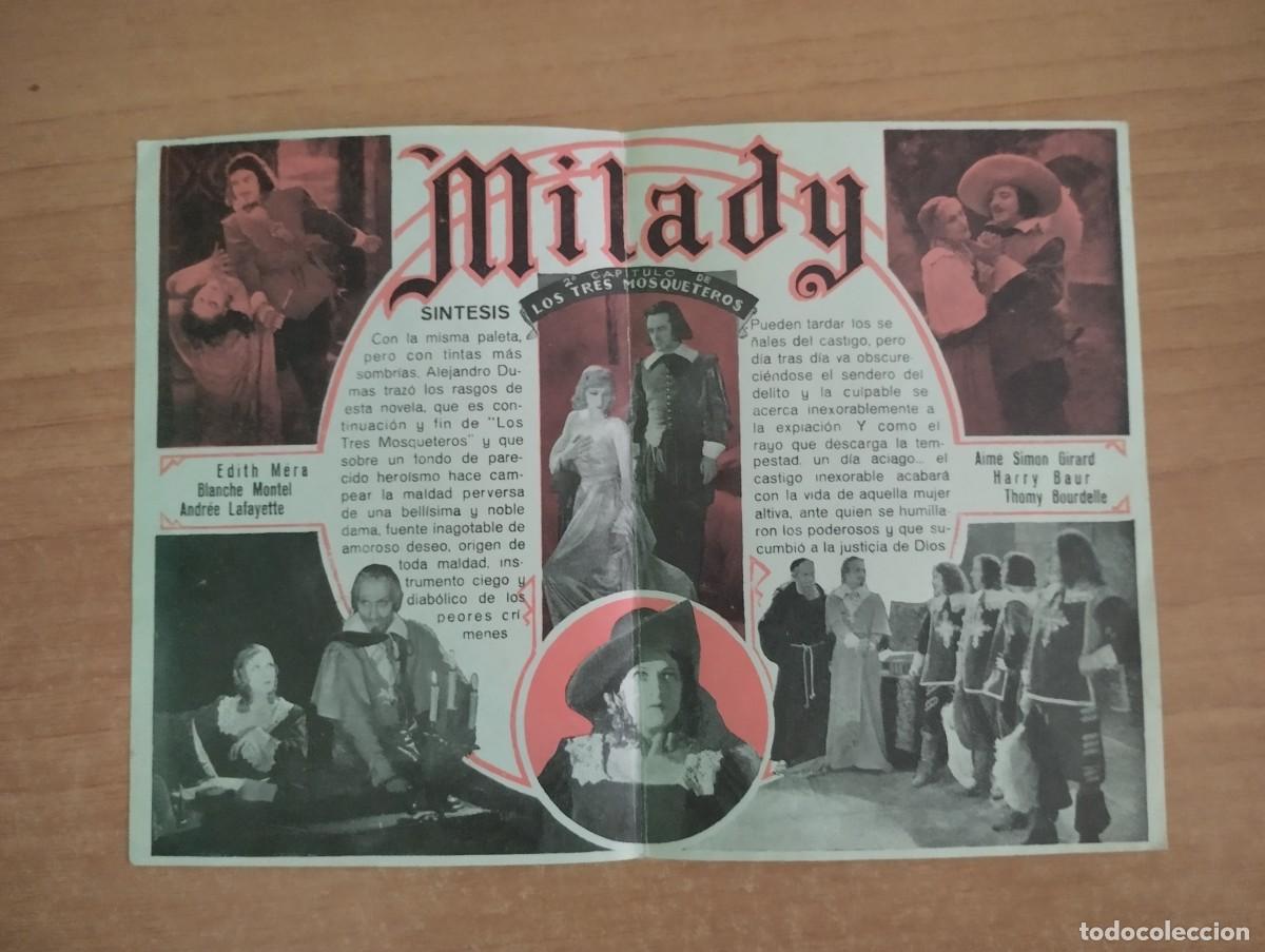 Cine: Z-- PROGRAMA DE CINE - -MILADY - Foto 2