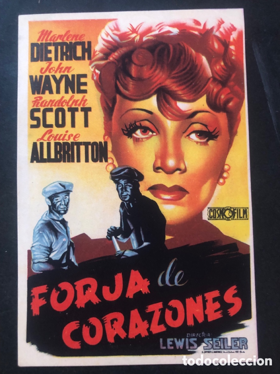 Cine: Programa forja de corazones marlene Dietrich john wayne - Foto 1