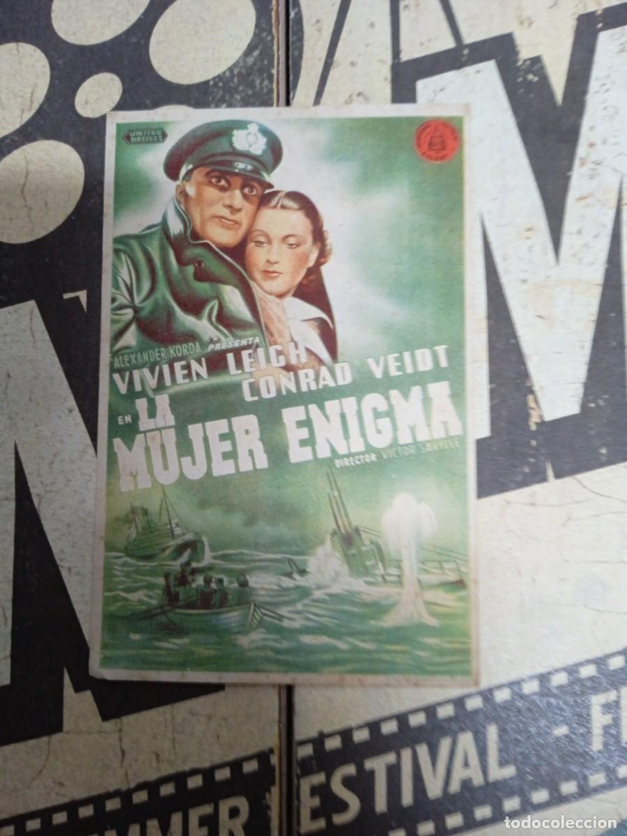 Cinema: La mujer enigma con publicidad Cinema Recreo