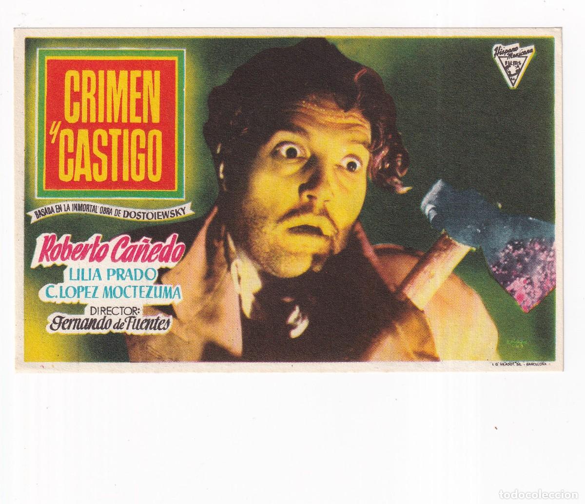Cine: CRIMEN Y CASTIGO .- ROBERTO CA&Ntilde;EDO - Foto 1