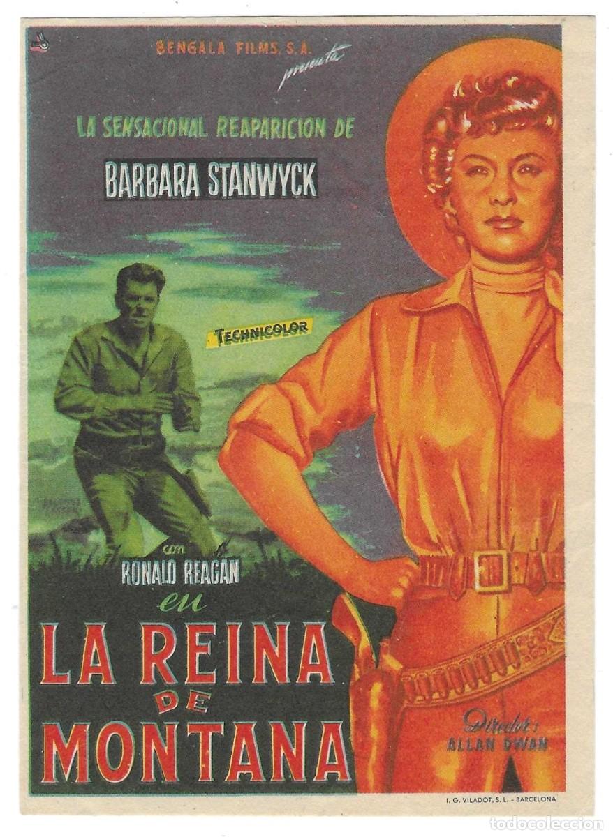 Cinema: Programa Cine. La Reina de Montana. Barbara Stanwyck. 19-1695