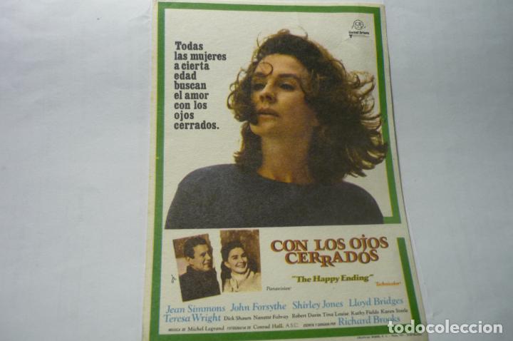 Cine: PROGRAMA CON LOS OJOS CERRADOS.-JEAN SIMMONS - Foto 1