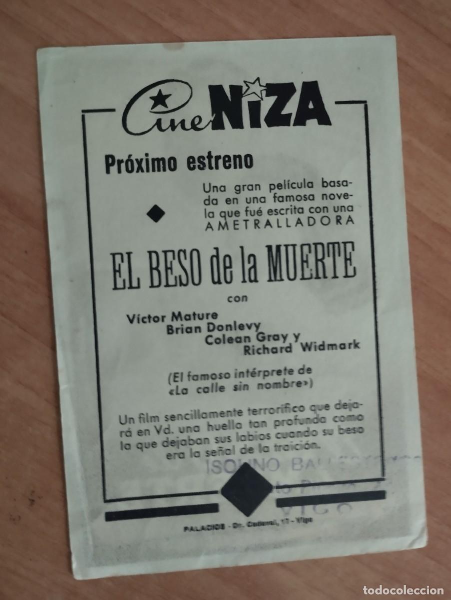Cine: VERDE2-- PROGRAMA DE CINE - EL BESO DE LA MUERTE ct - Foto 2