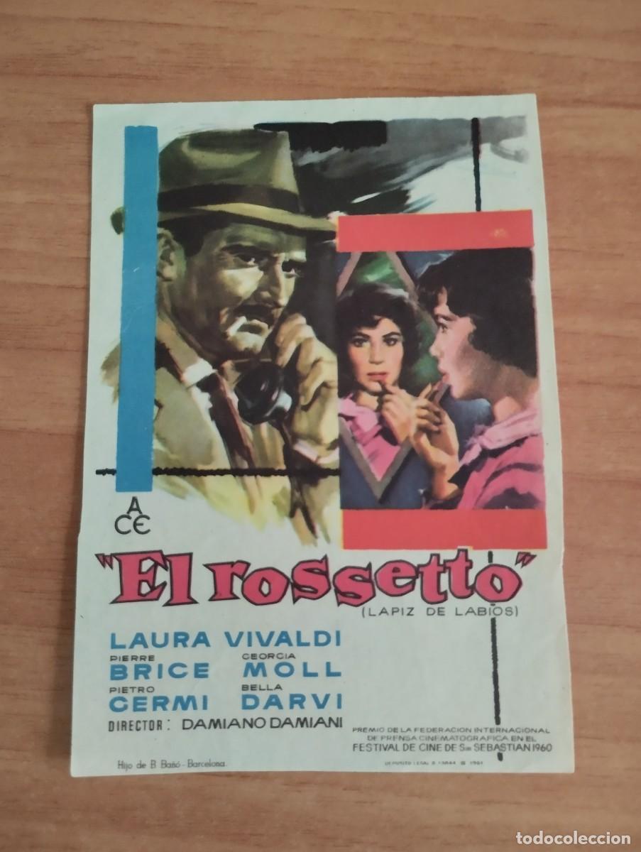Cine: VERDE2-- PROGRAMA DE CINE - EL ROSSETTO - Foto 1