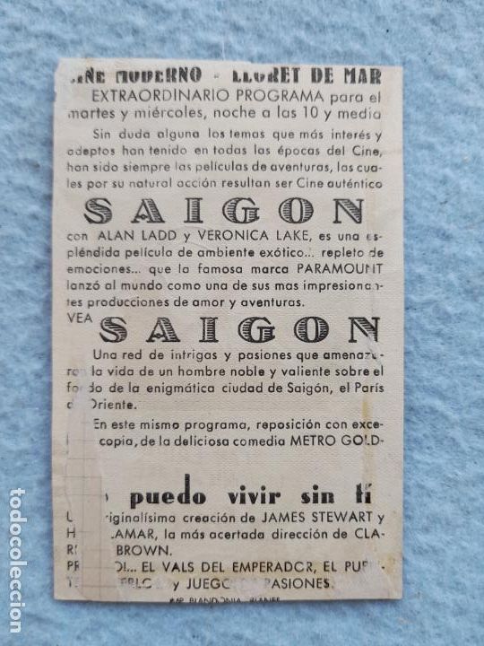 Cine: Saig&oacute;n. Alan Ladd. Veronica Lake - Foto 2
