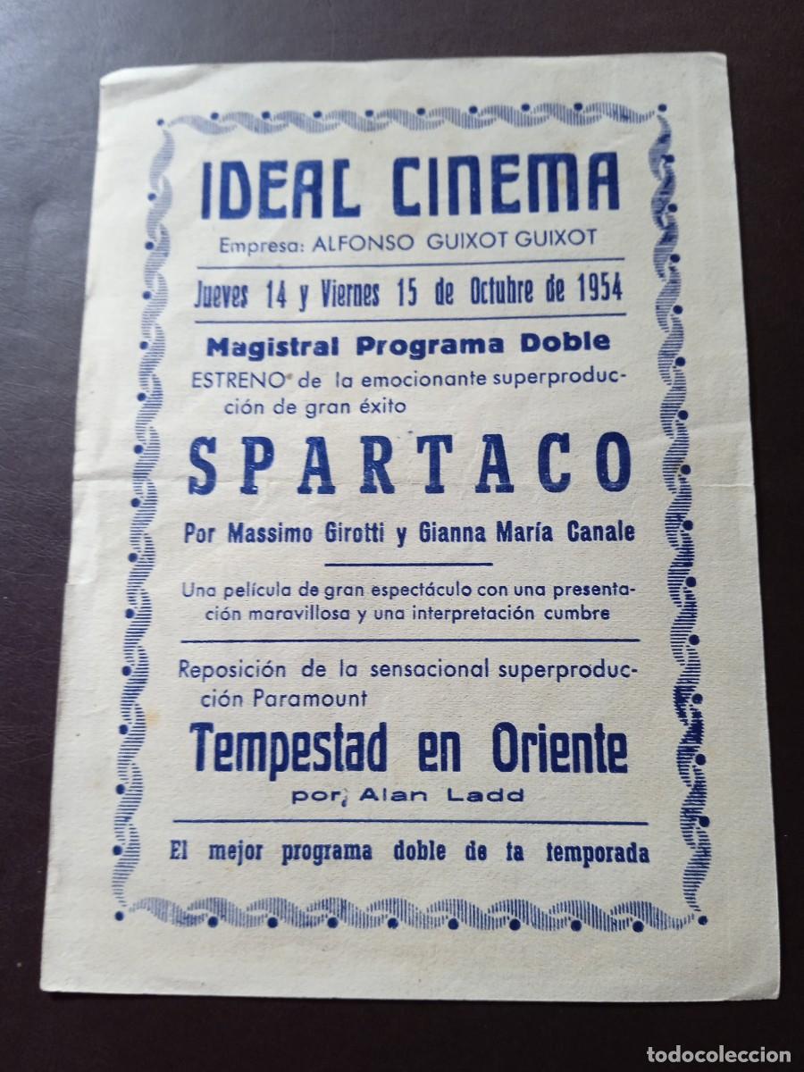 Cine: Spartaco con publicidad Ideal Cinema - Foto 2