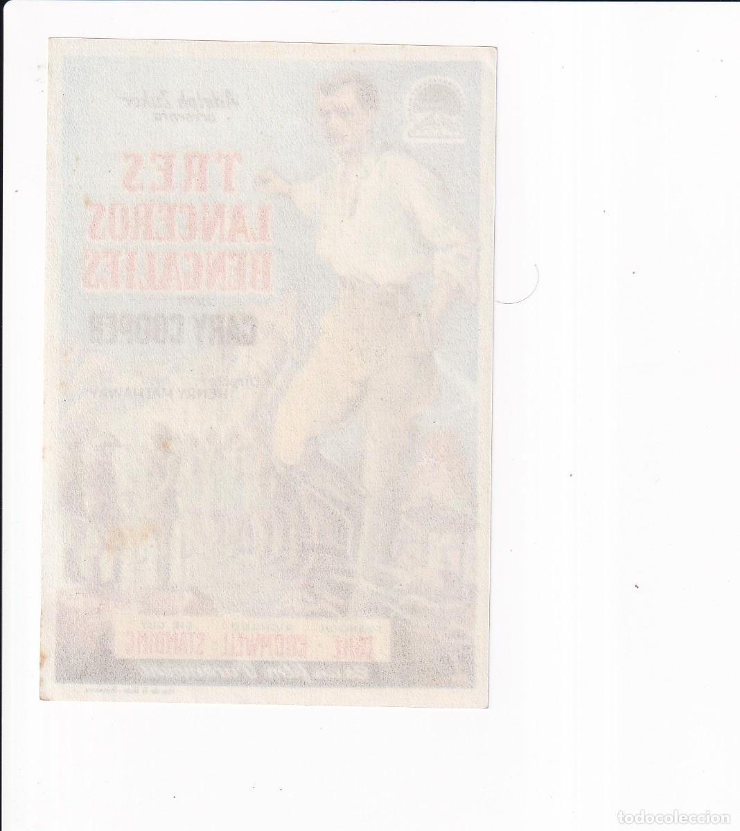 Cine: TRES LANCEROS BENGALIES .- CARY COOPER - Foto 2