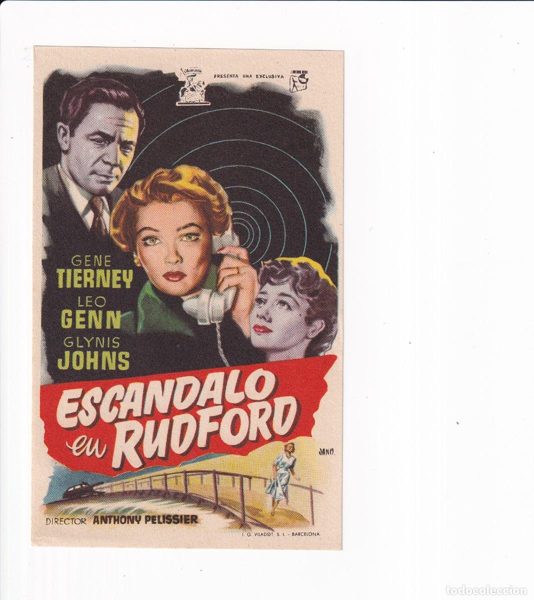 Cine: ESCANDALO EN RUDFORD .- GENE TIERNEY - Foto 1