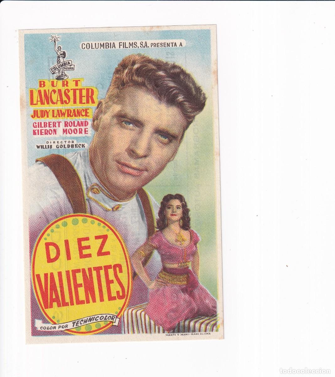 Cine: DIEZ VALIENTES .- BURT LANCASTER