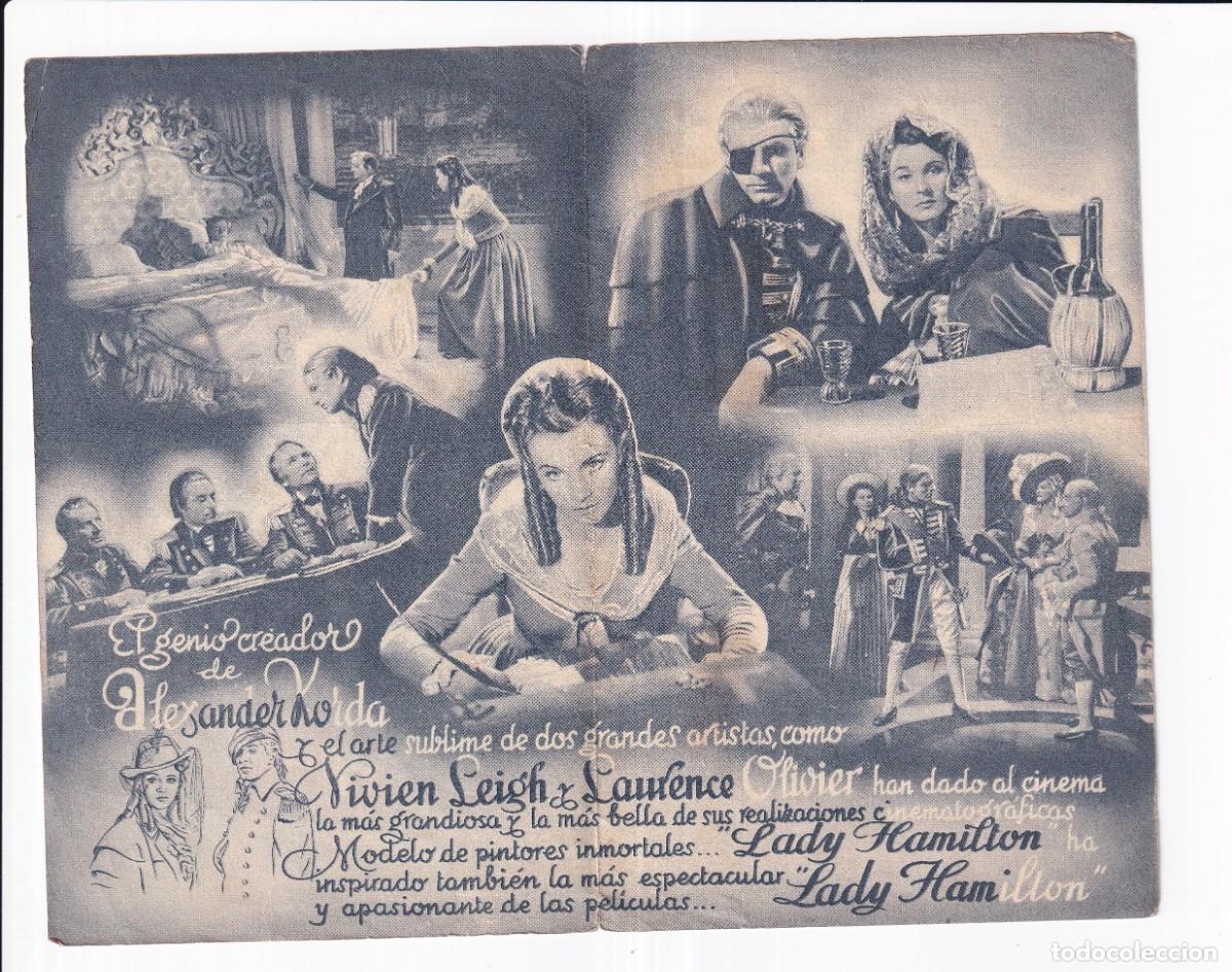 Cine: LADY HAMILTON .- VIVIEN LEAGH - Foto 2