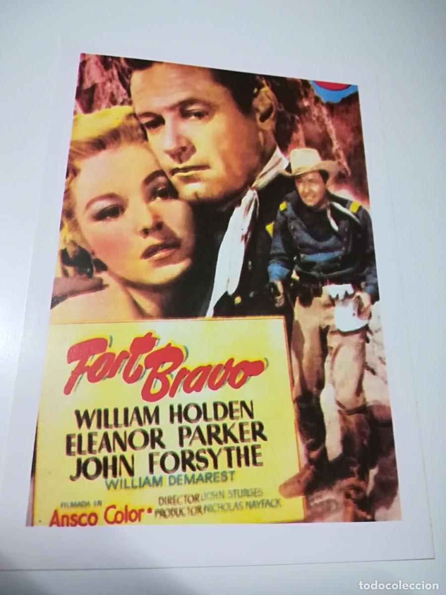 Cine: FOLLETO DE MANO FORT BRAVO - Foto 1