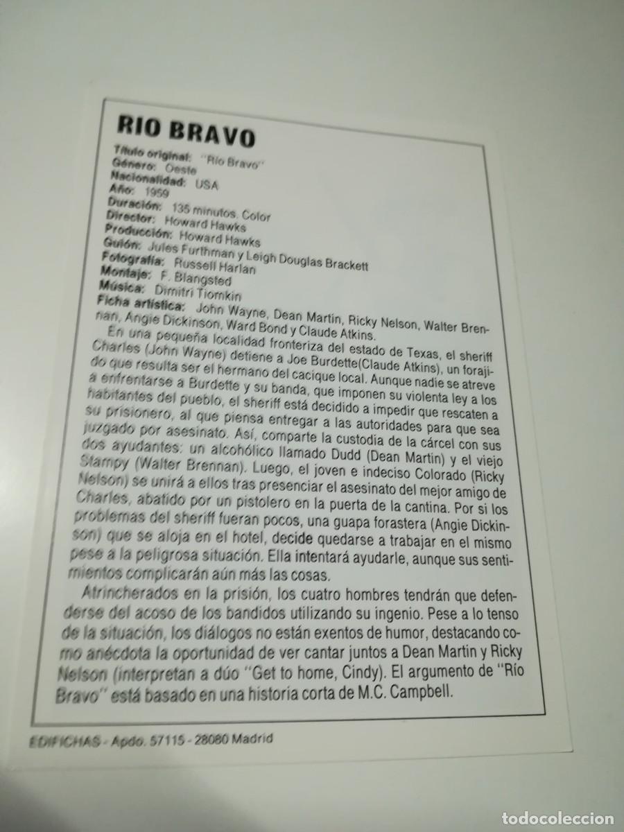 Cine: FOLLETO DE MANO RIO BRAVO - Foto 2