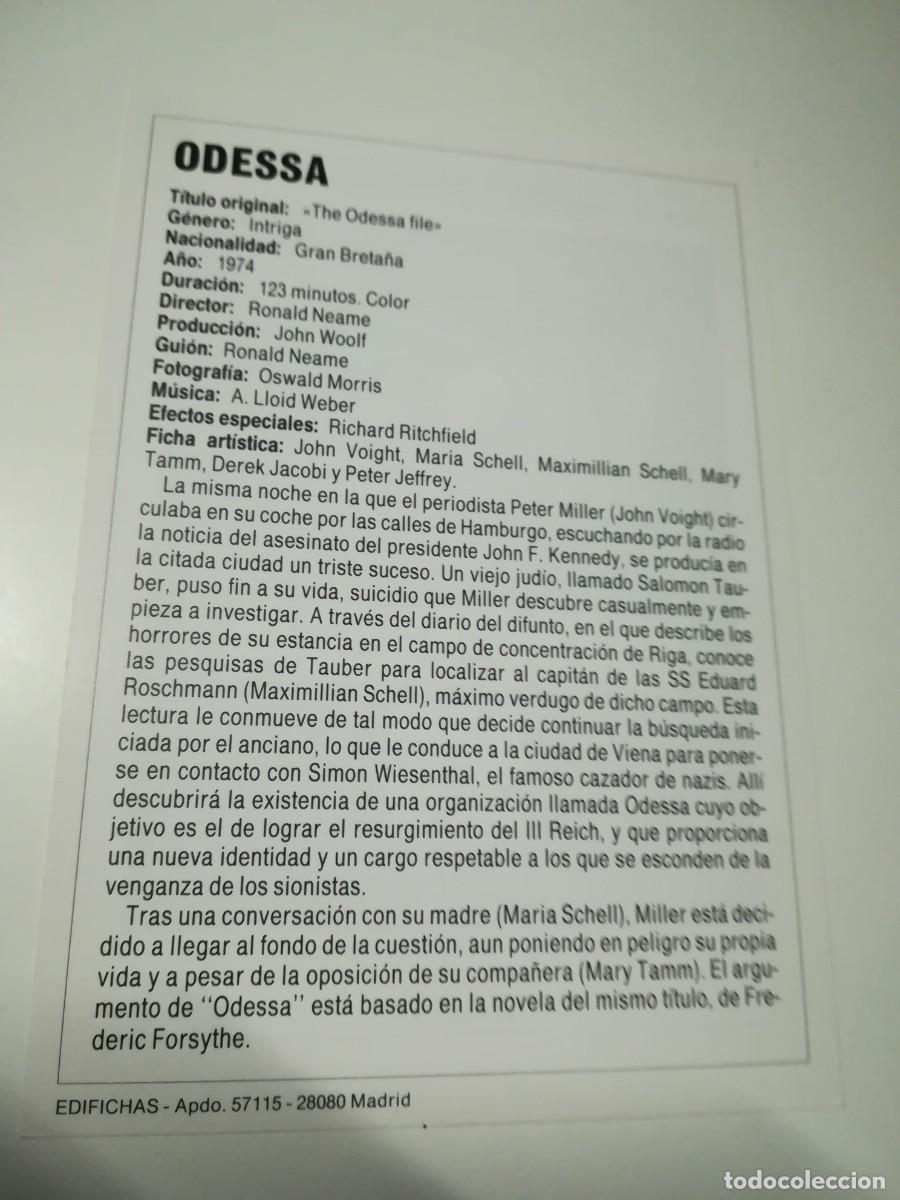 Cine: FOLLETO DE MANO - ODESSA - Foto 2