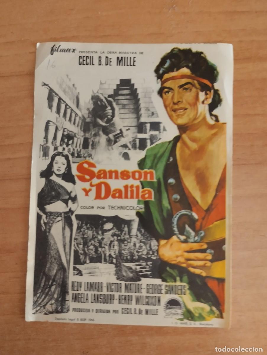Cine: verde 2PROGRAMA DE CINE --- - SANSON Y DALILA - Foto 1