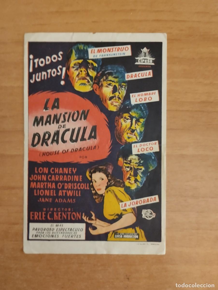Cine: verde 2PROGRAMA DE CINE --- - LA MANSION DE DRACULA - Foto 1
