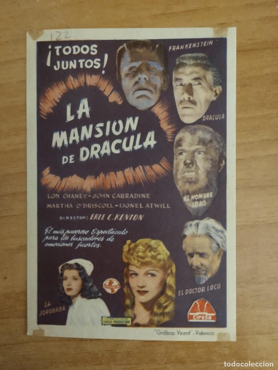 Cine: verde 2PROGRAMA DE CINE --- - LA MANSION DE DRACULA - Foto 1
