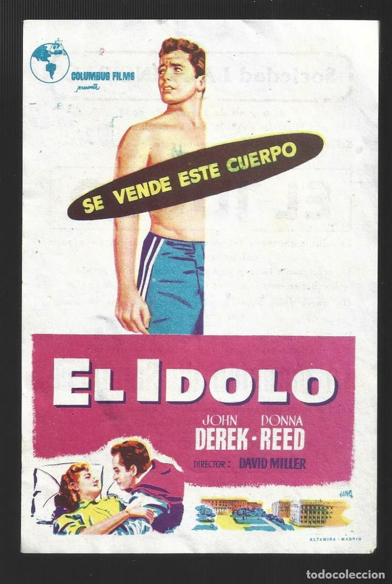 Cine: 1 folleto programa cine a&ntilde;o 1957 el idolo - Foto 1