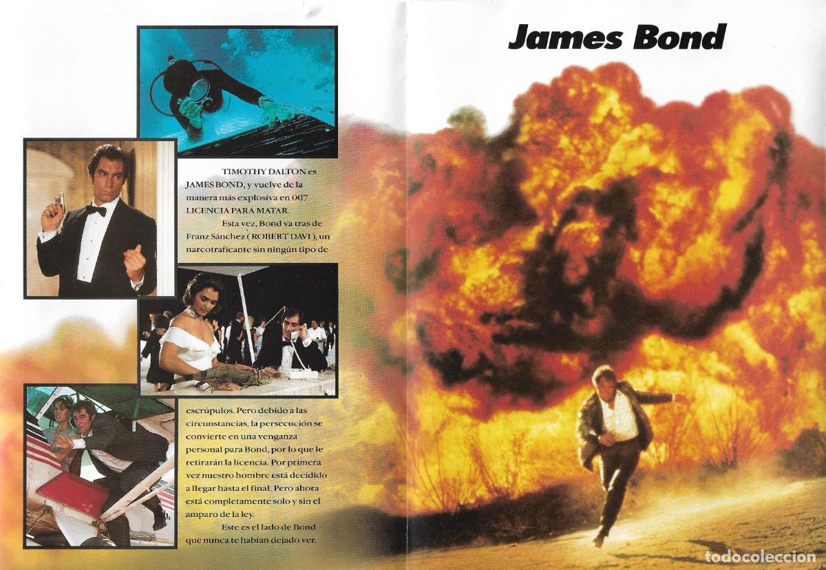 Cine: PG - PROGRAMA DE CINE TR&Iacute;PTICO - 007 LICENCIA PARA MATAR - TIMOTHY DALTON - 1989. - Foto 2