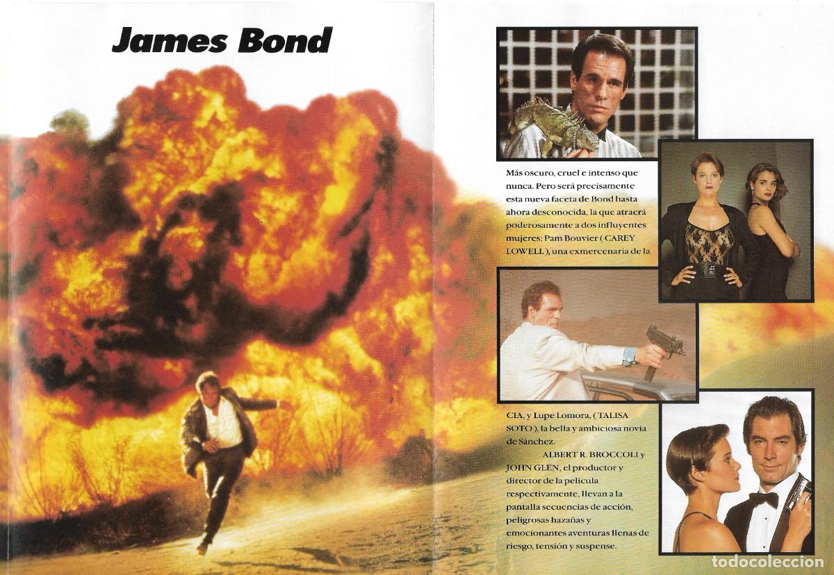 Cine: PG - PROGRAMA DE CINE TR&Iacute;PTICO - 007 LICENCIA PARA MATAR - TIMOTHY DALTON - 1989. - Foto 3