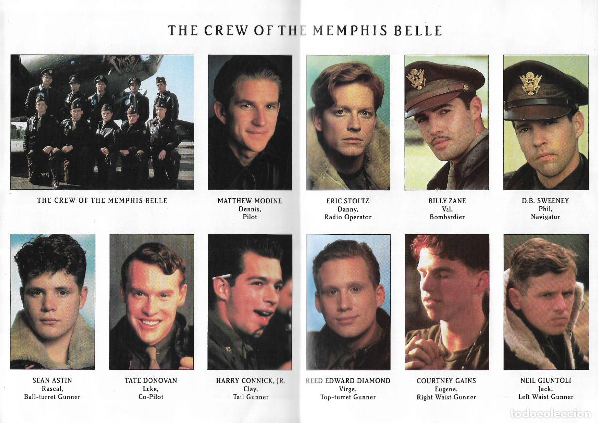 Cine: PG - PROGRAMA DE CINE CUADR&Iacute;PTICO - MEMPHIS BELLE - MATTHEW MODINE -1990. - Foto 2