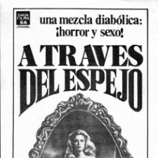 Cine: PG - PROGRAMA DE CINE - A TRAVÉS DEL ESPEJO - CATHARINE BURGESS - AÑOS 70.