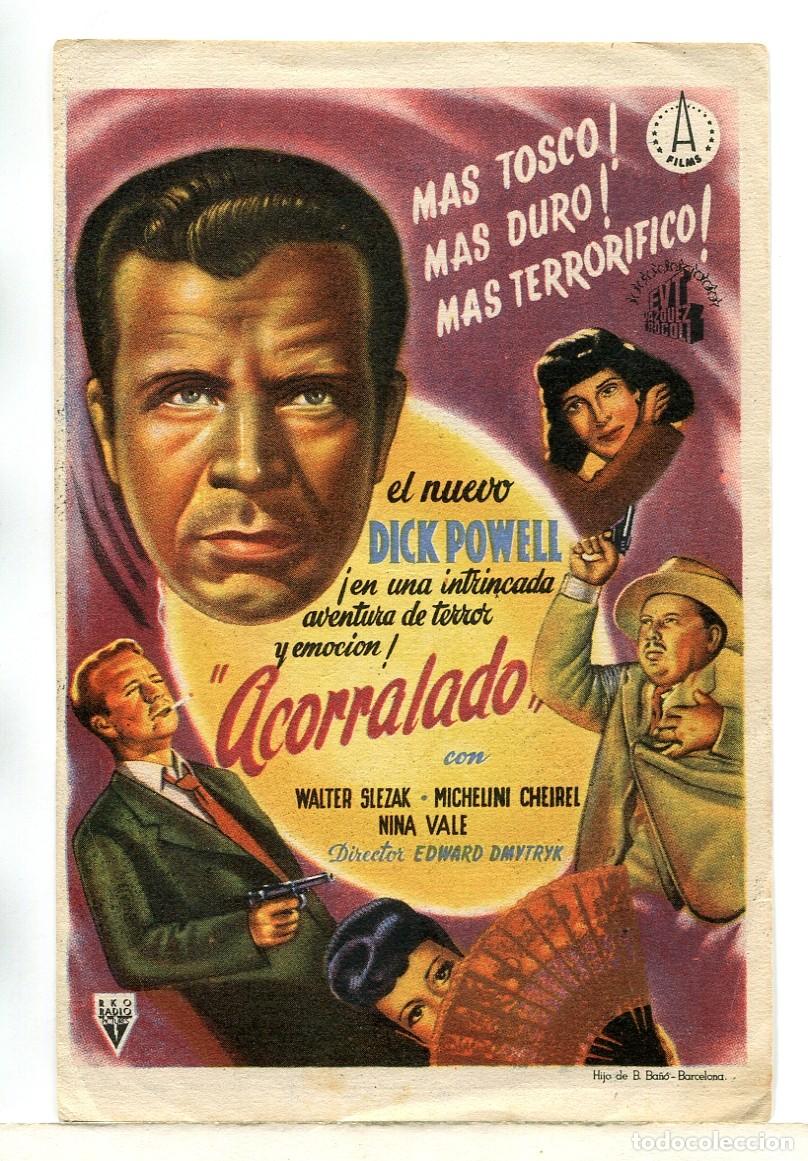 Cine: ACORRALADO, con Dick Powell. - Foto 1