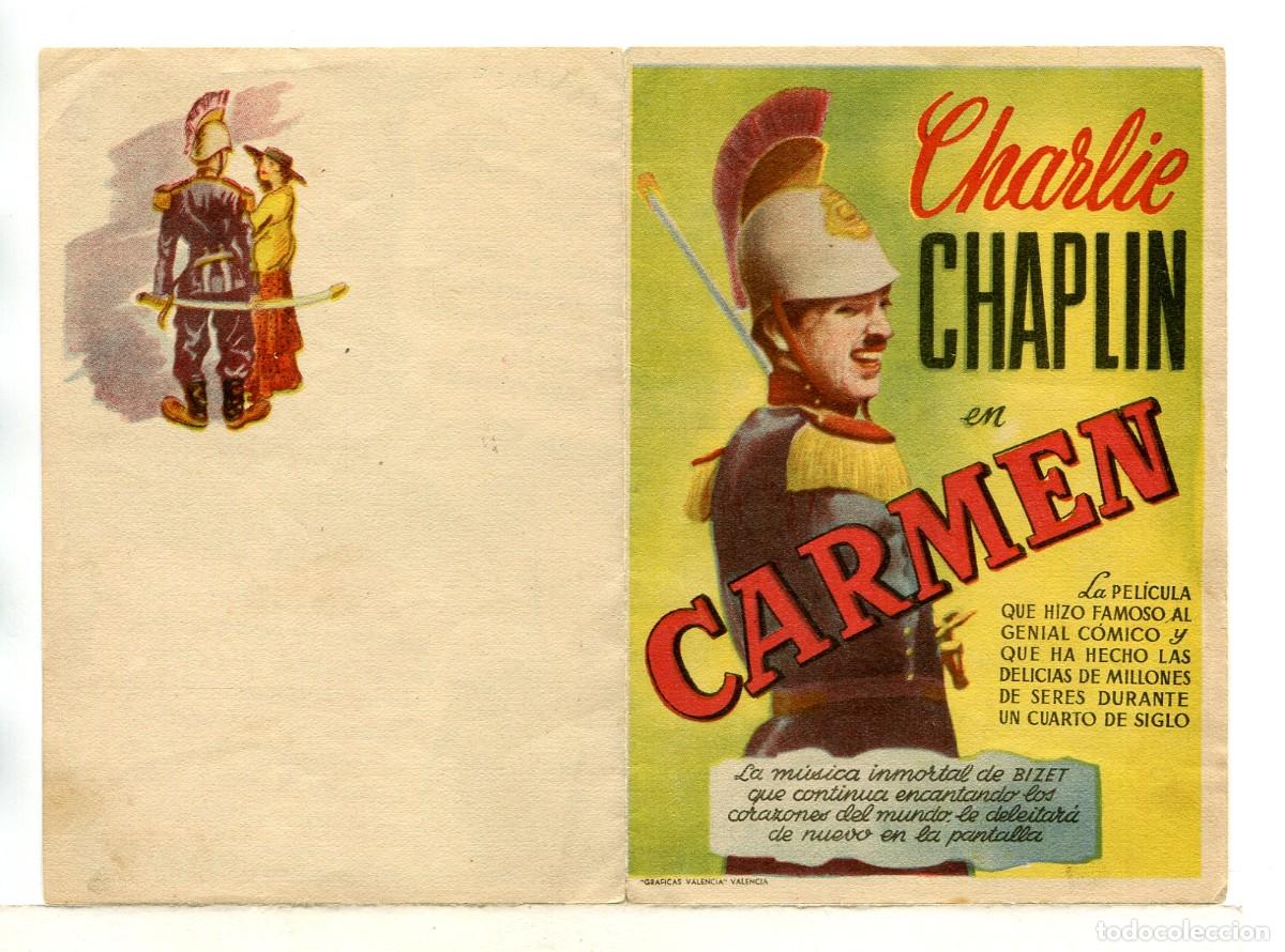 Cine: CARMEN, con Charlie Chaplin. - Foto 1