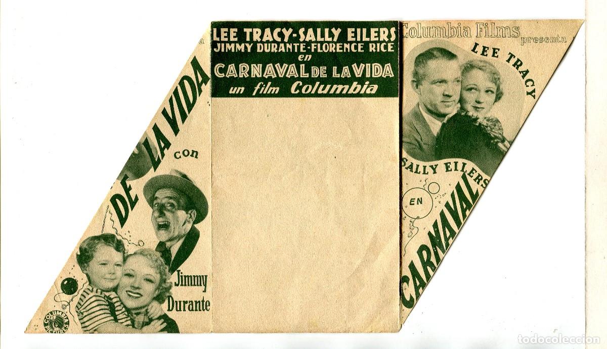 Cine: CARNAVAL DE LA VIDA, con Lee Tracy. - Foto 1