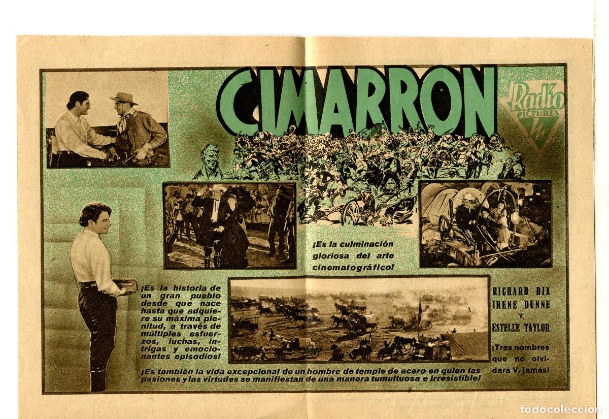 Cine: CIMARR&Oacute;N, con Richard Dix. - Foto 2