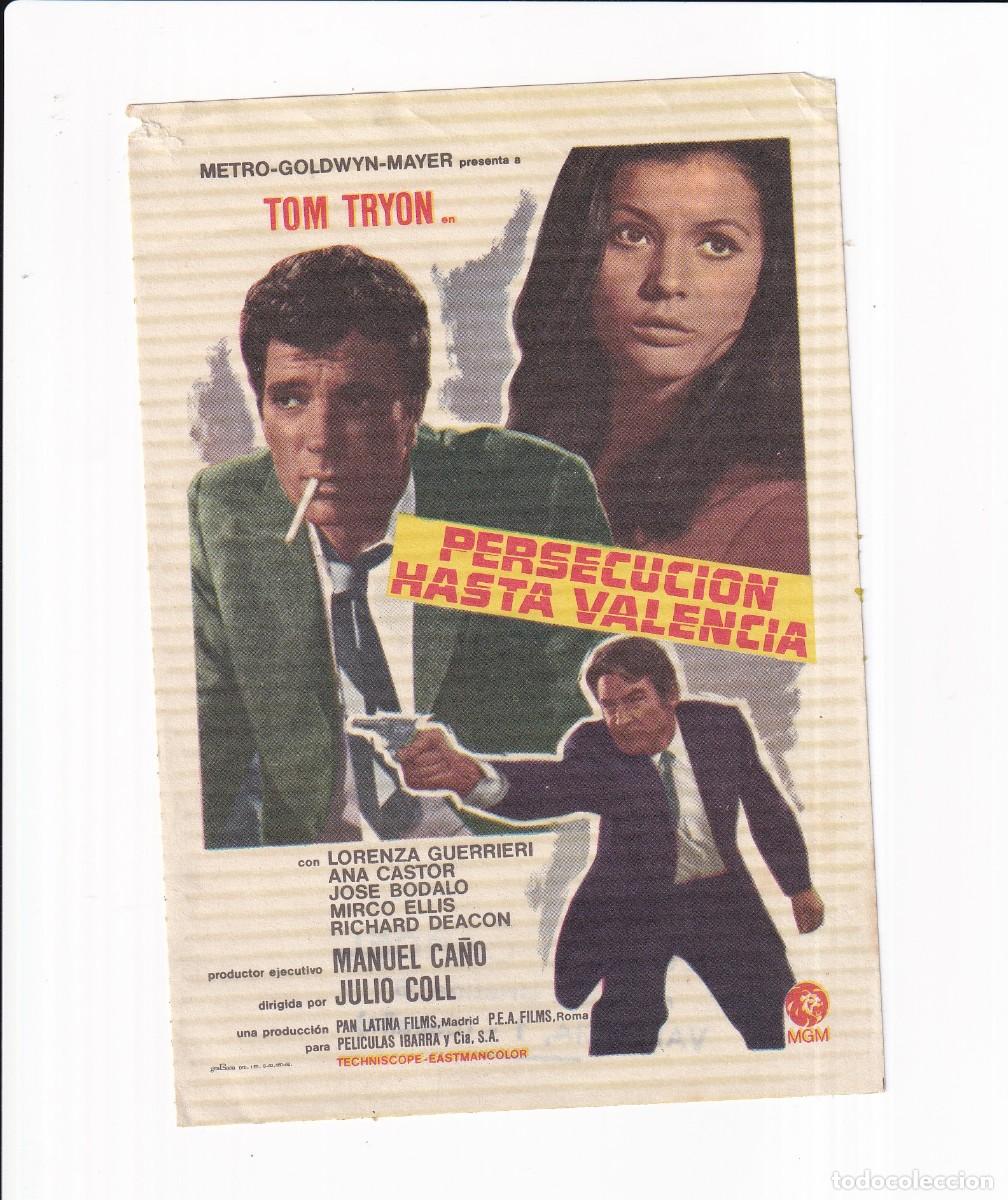 Cine: PERSECUCION HASTA VALENCIA .- TOM TRYON - Foto 1