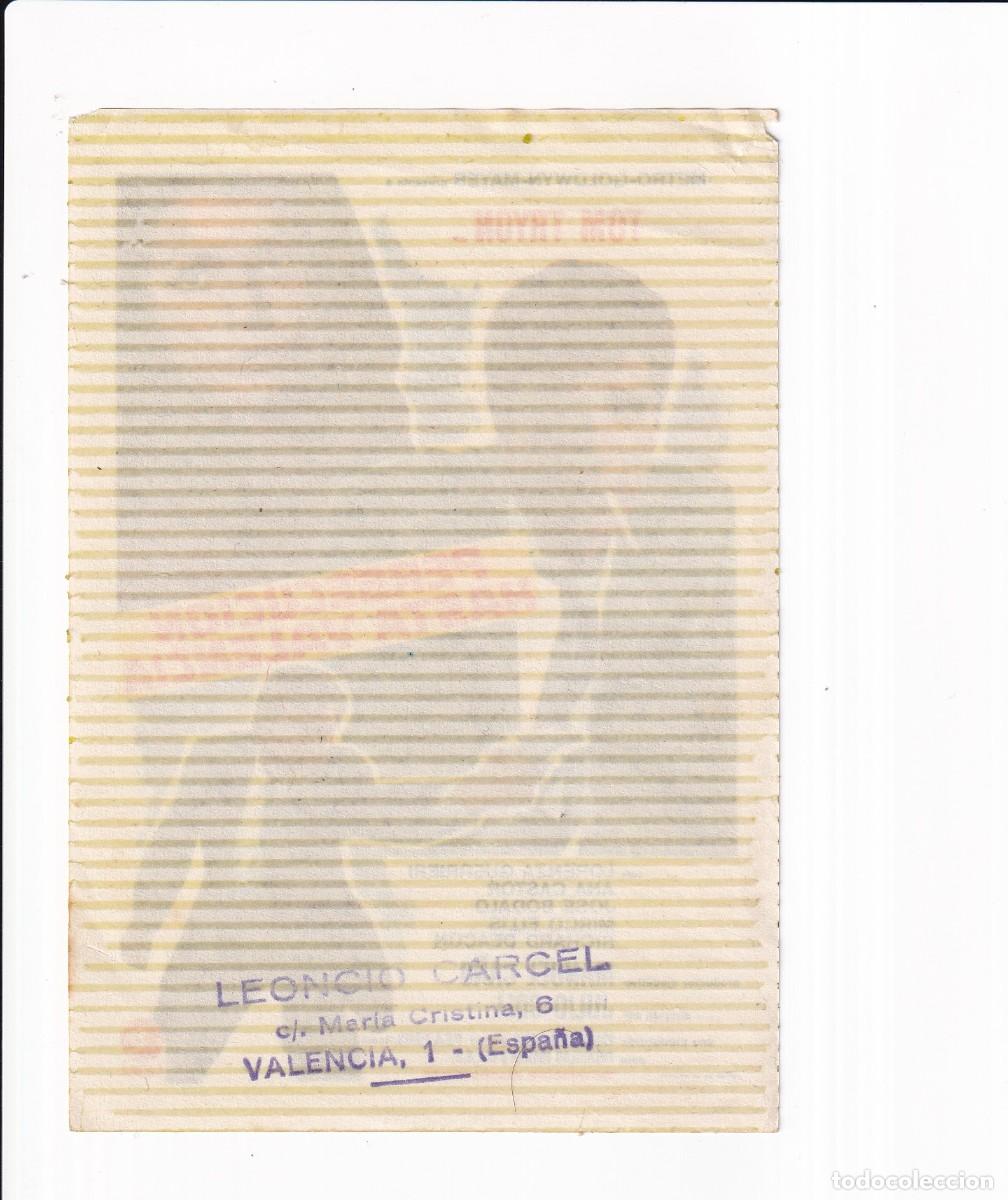 Cine: PERSECUCION HASTA VALENCIA .- TOM TRYON - Foto 2