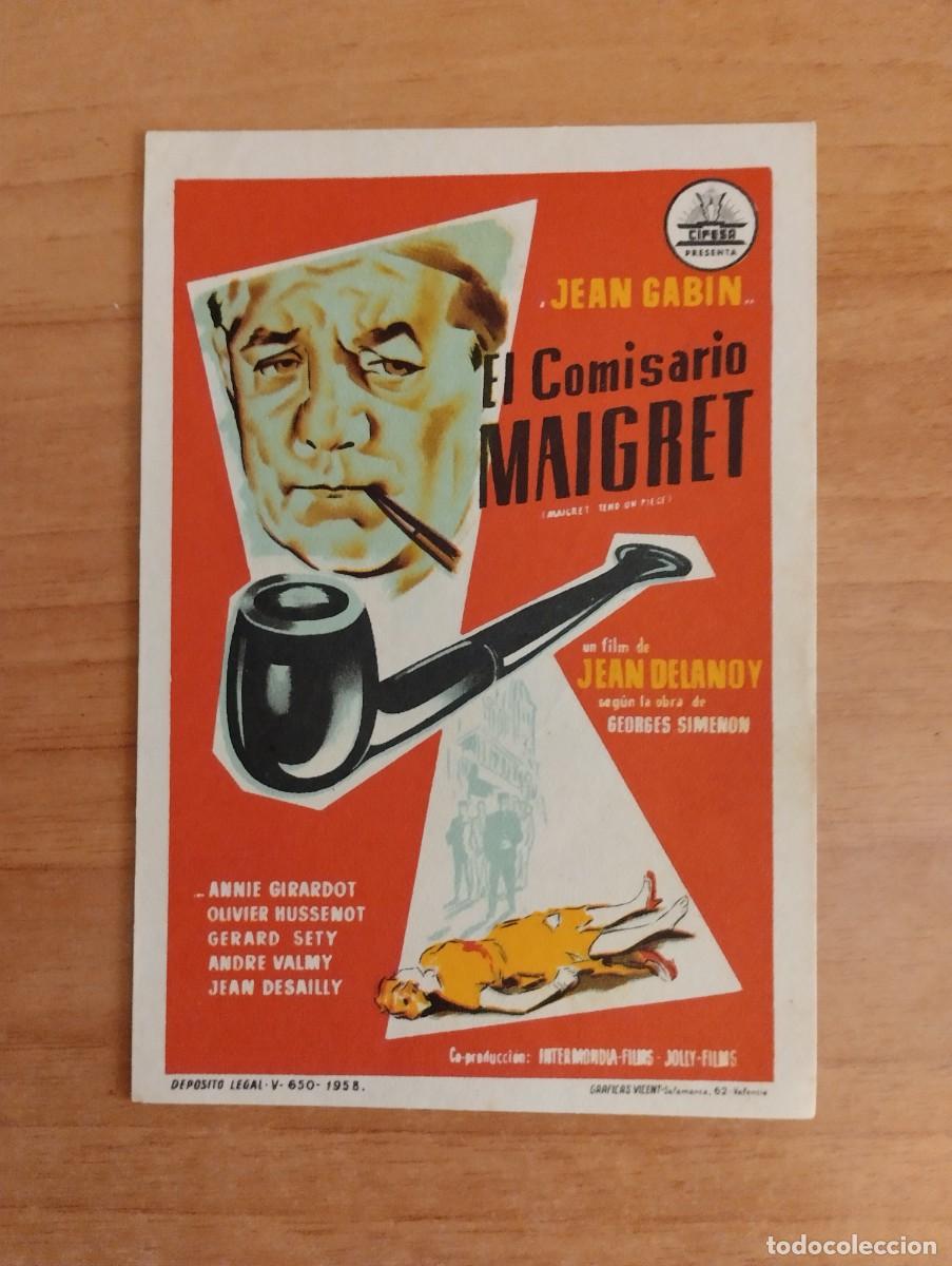 Cine: VERDE2-- PROGRAMA DE CINE --- EL COMISARIO MAIGRET - Foto 1