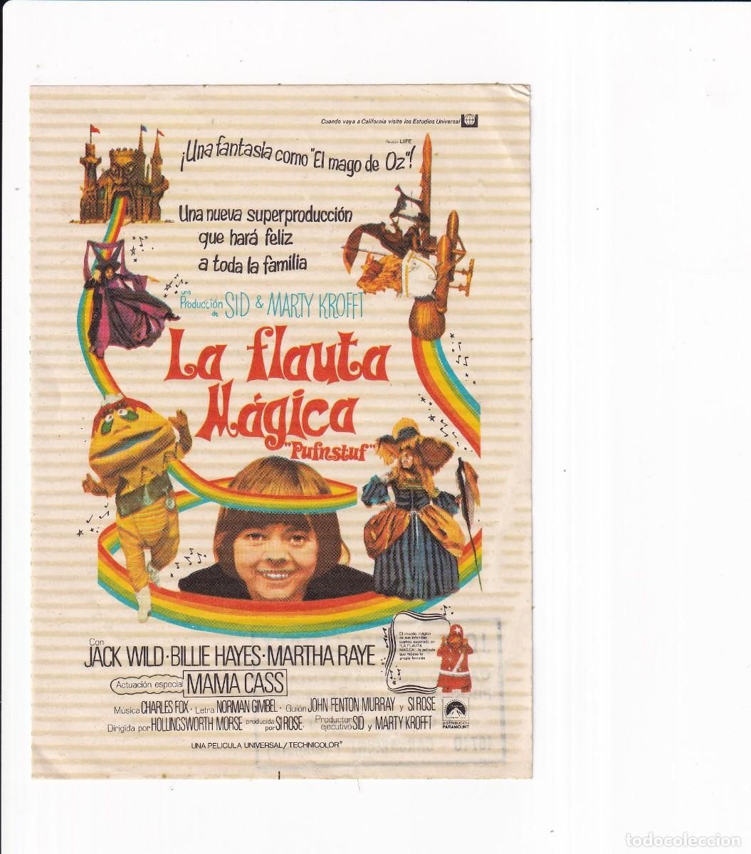 Cine: LA FLAUTA MAGICA .- JACK WILD - Foto 1