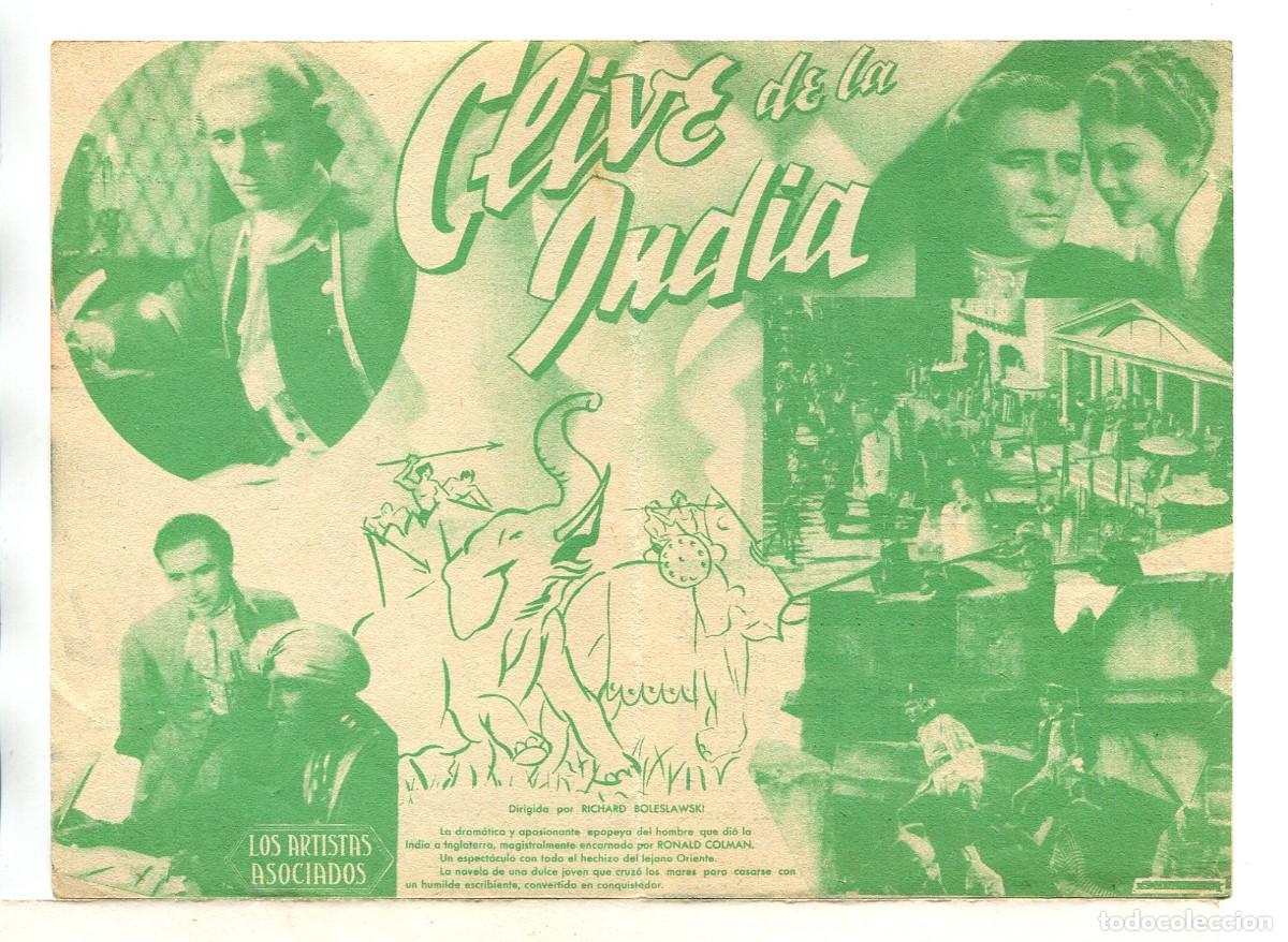 Cine: CLIVE DE LA INDIA, con Ronald Colman. - Foto 2