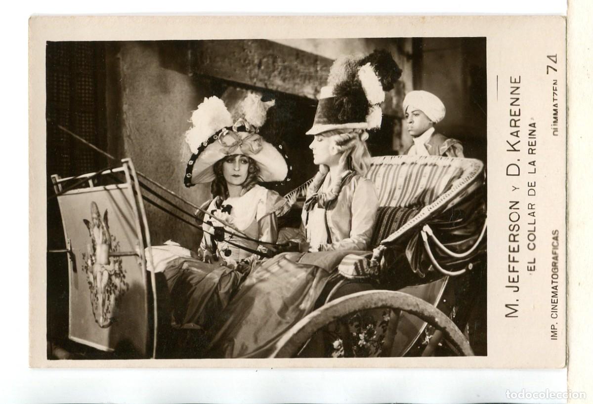 Cine: EL COLLAR DE LA REINA, CON MARCELLE JEFFERSON. POSTAL. - Foto 1