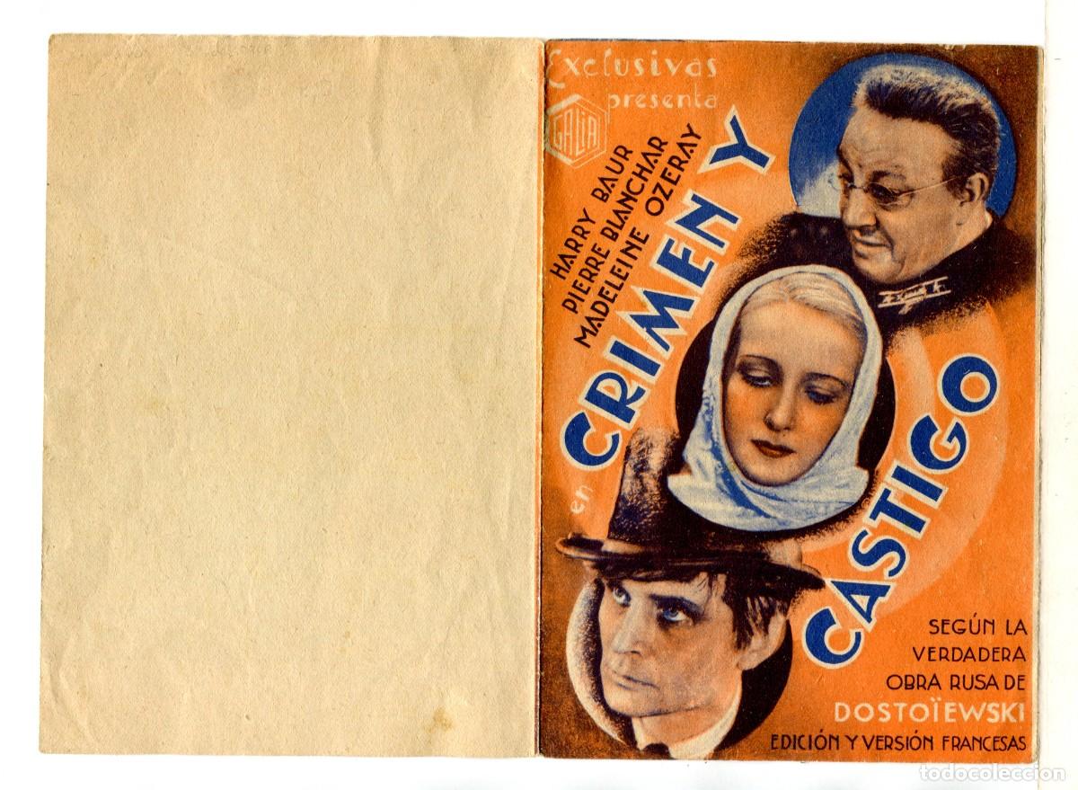 Cine: CRIMEN Y CASTIGO, con Harry Baur. - Foto 1