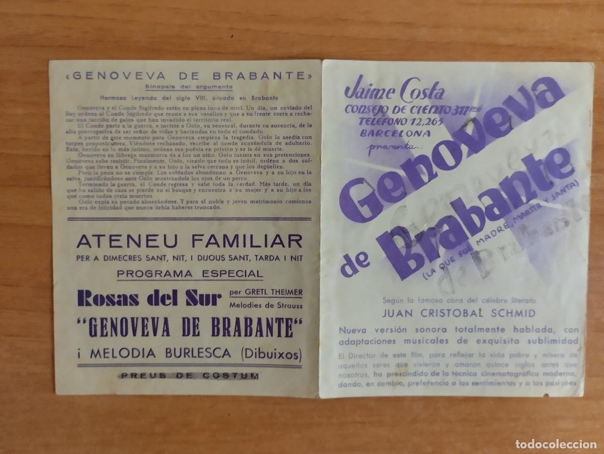 Cine: W-- PROGRAMA DE CINE -- GENOVEVA DE BRABANTE - - Foto 1