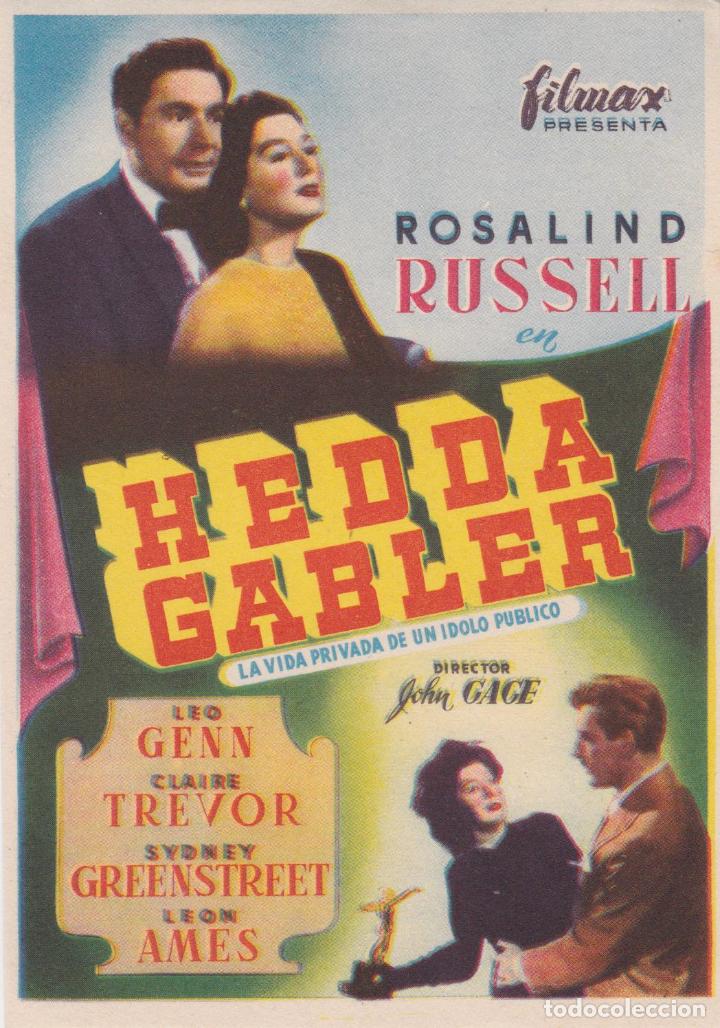 Kino: PROGRAMA DE CINE: HEDDA GABLER - ROSALIND RUSSELL - FILMAX - S/P