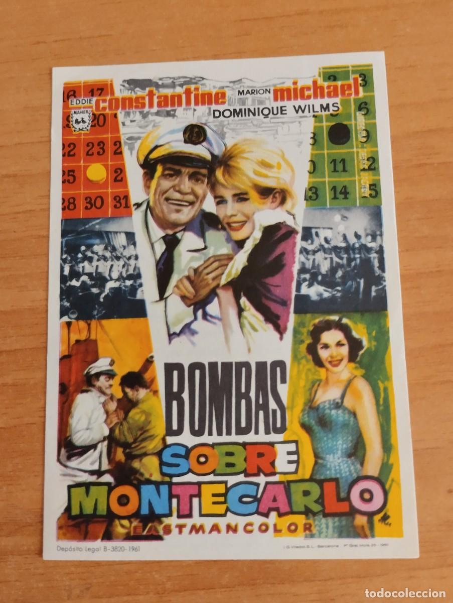 Cine: verde2-- PROGRAMA DE CINE -- BOMBAS SOBRE MONTECARLO . ct - Foto 1
