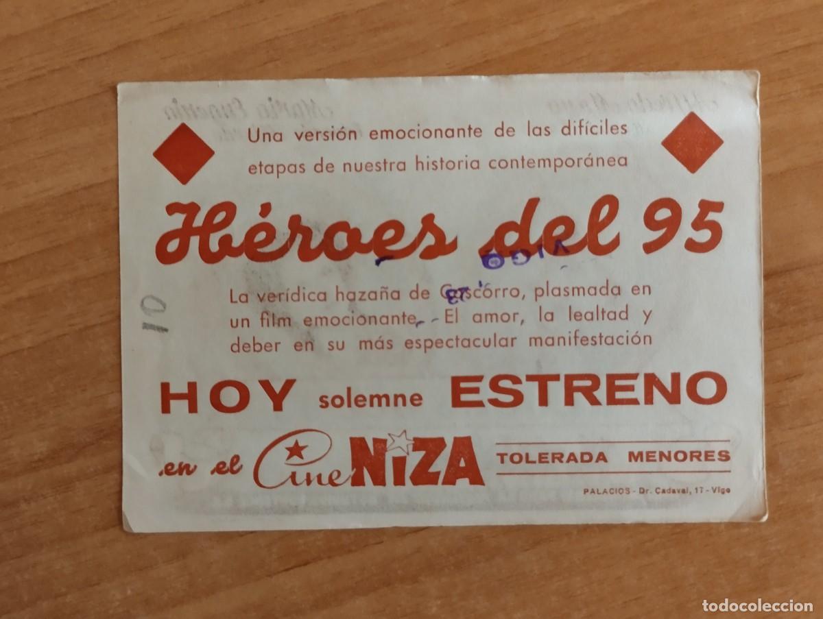 Cine: VERDE2-- PROGRAMA DE CINE --- HEROES DEL 95 ct - Foto 2