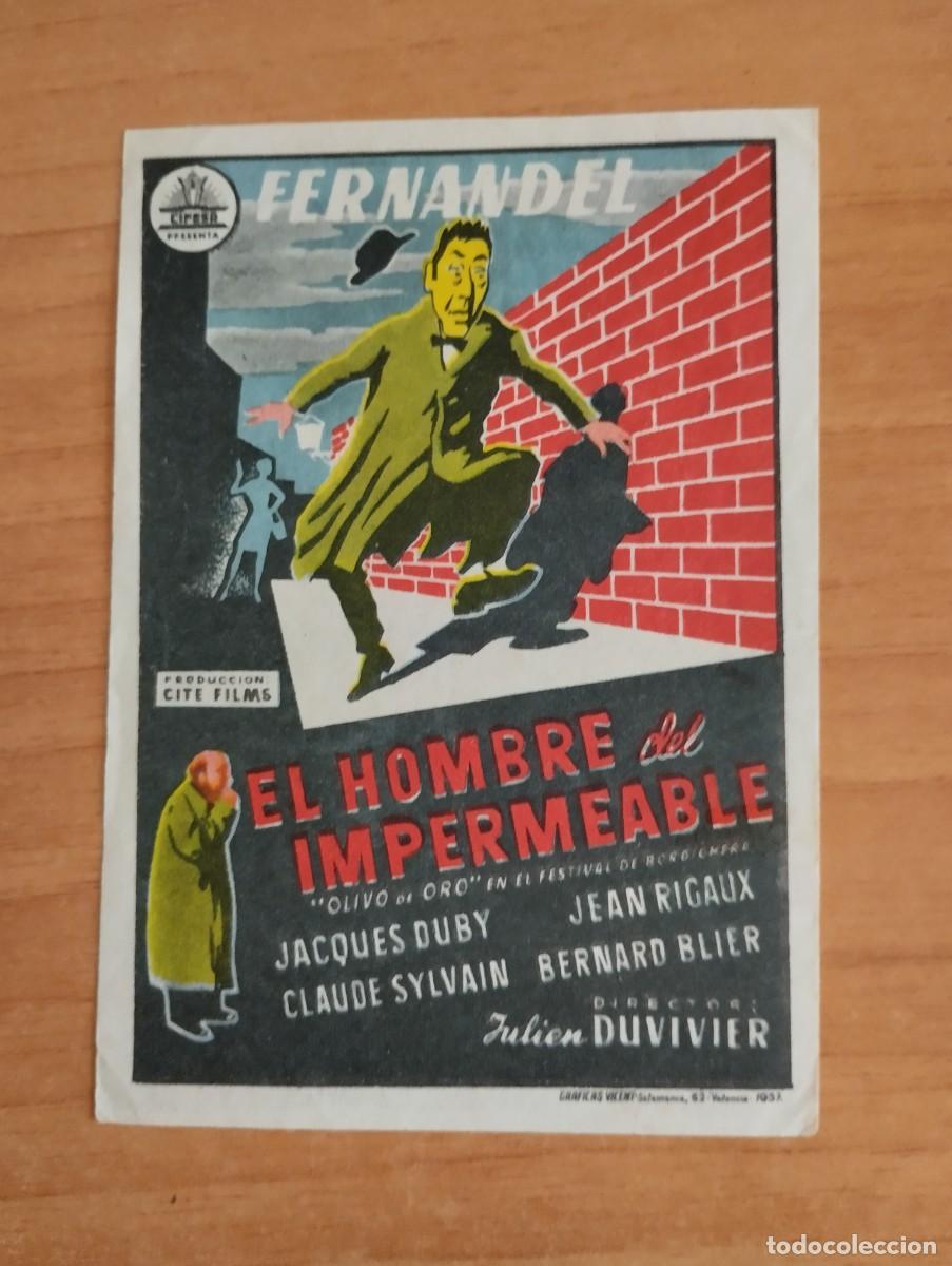 Cine: VERDE2-- PROGRAMA DE CINE --- EL HOMBRE DEL IMPERMEABLE - Foto 1