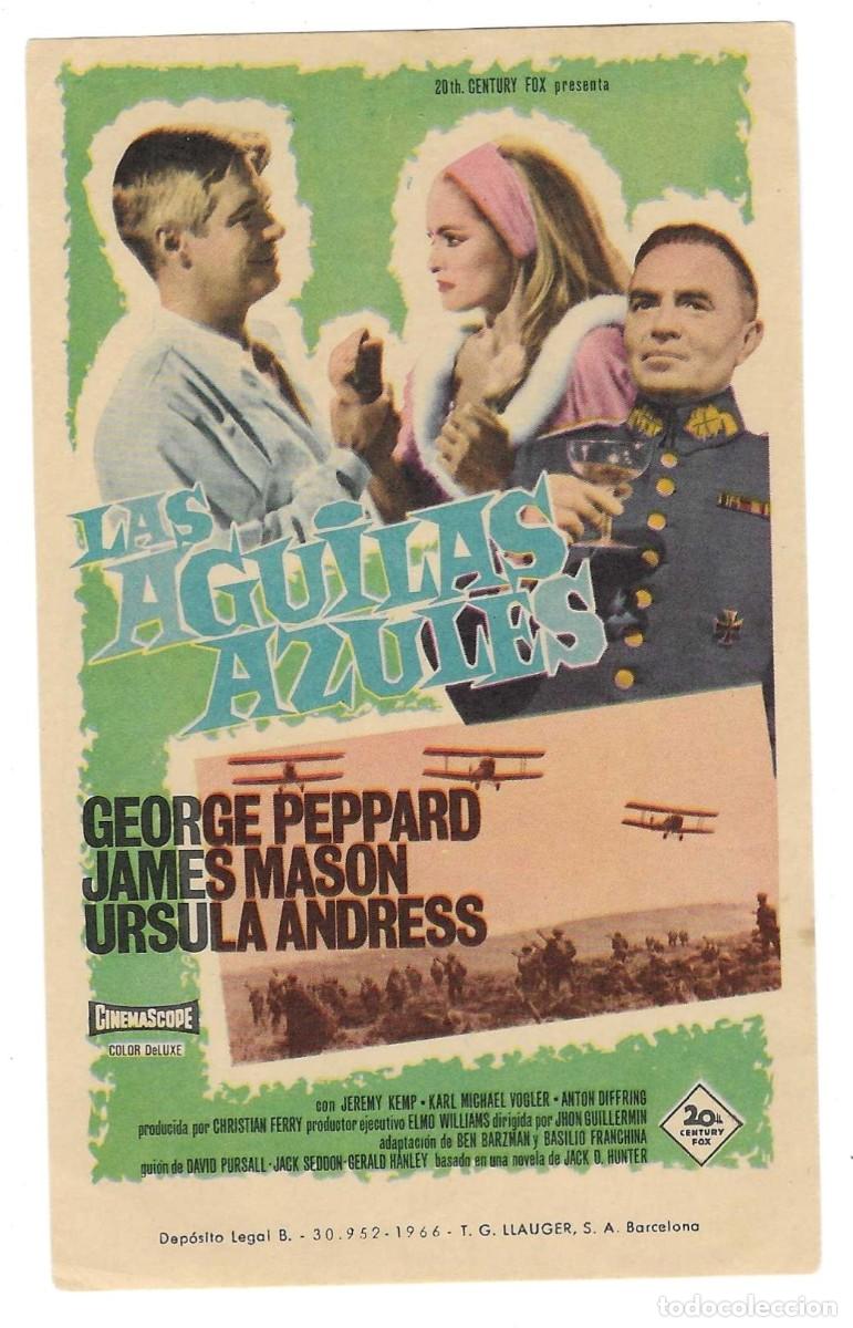 Cine: Programa Cine. Las Aguilas Azules. George Peppard. 19-1705 - Foto 1