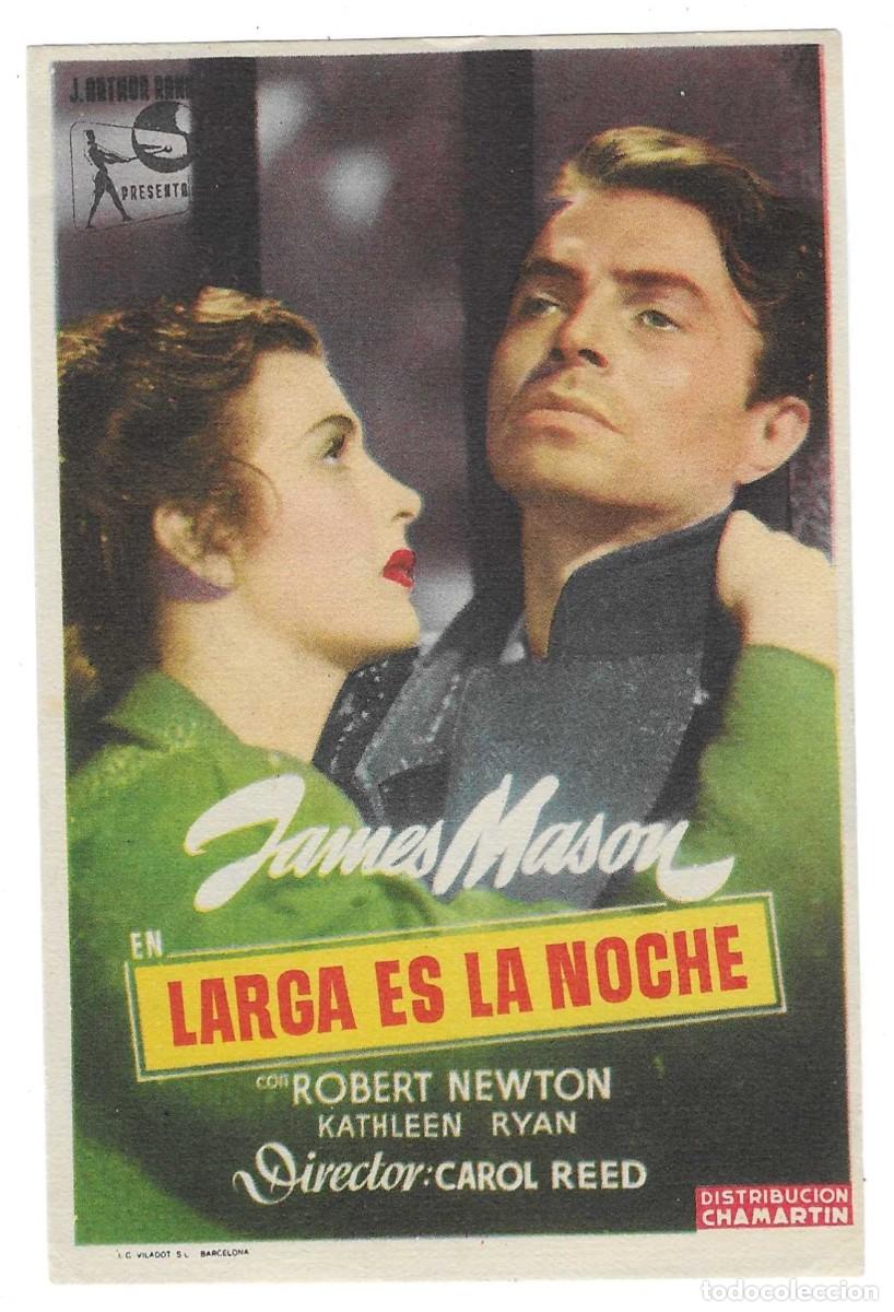 Cine: Programa Cine. Larga es la noche. James Mason. 19-1708 - Foto 1