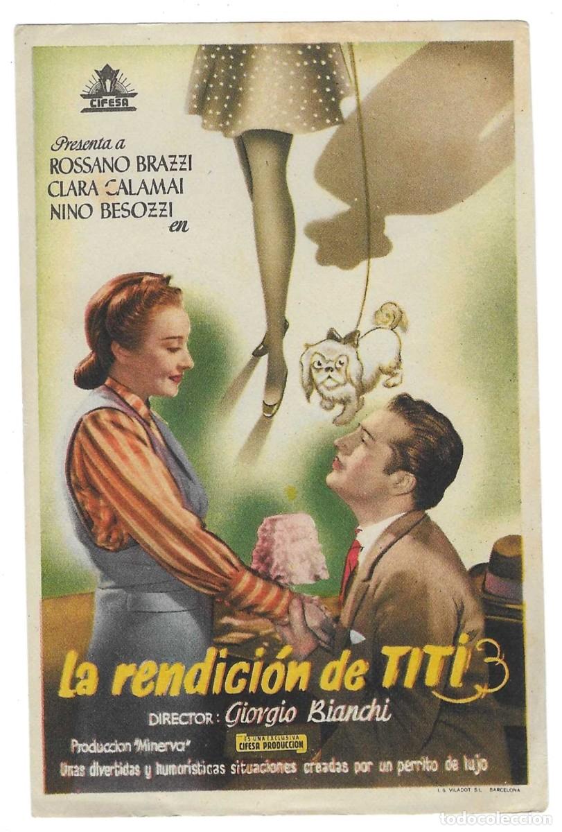 Cine: Programa Cine. La Rendici&oacute;n de Titi. Rossano Brazzi. 19-1710 - Foto 1
