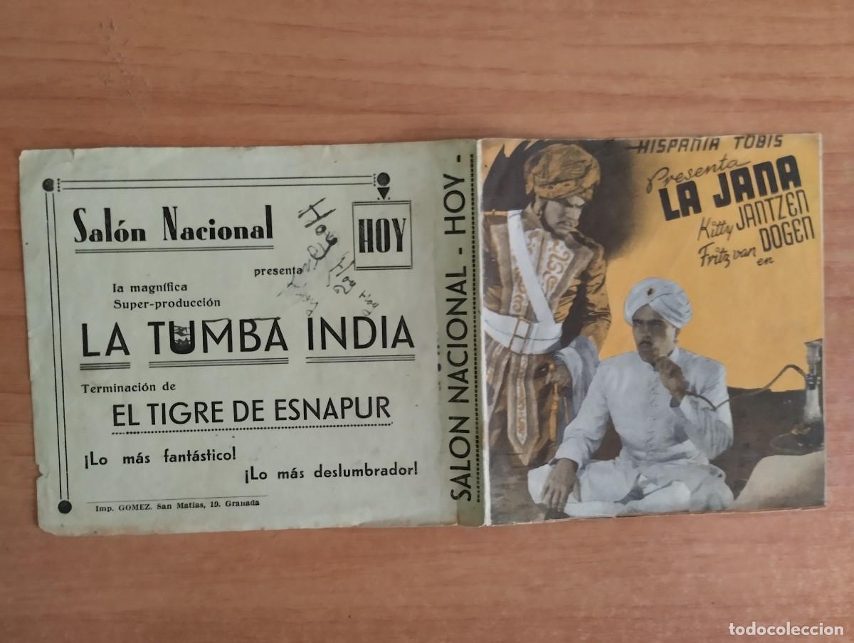 Cine: VERDE2-- PROGRAMA DE CINE --- LA TUMBA INDIA - Foto 1