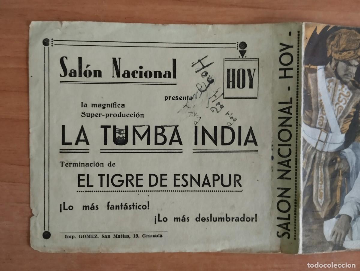 Cine: VERDE2-- PROGRAMA DE CINE --- LA TUMBA INDIA - Foto 2