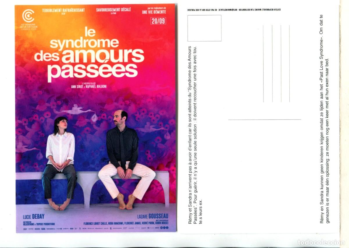  Flyers Publicitaires de films Anciens: LE SYNDROME DES AMOURS PASS&Eacute;ES,de Ann Sirot. POSTAL.