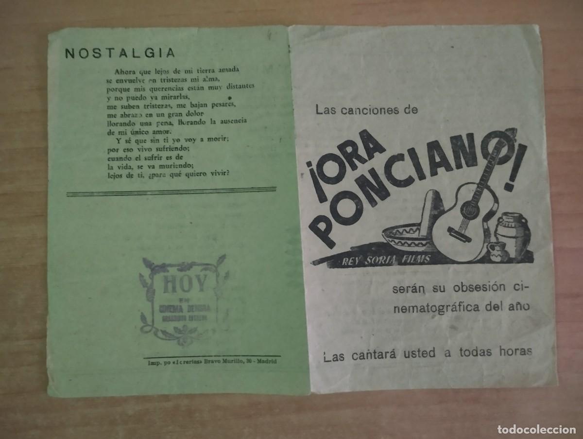 Cine: VERDE2-- PROGRAMA DE CINE-- ORA PONCIANO - Foto 1